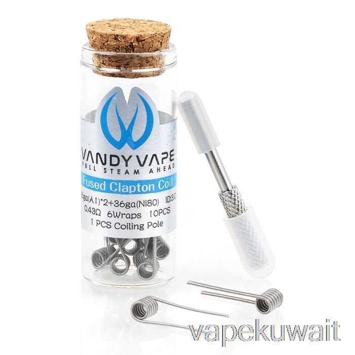 Vandy Vape Performance لفائف مسبقة الصنع 0.43ohm منصهرة كلابتون لفائف نظام Vape Pod